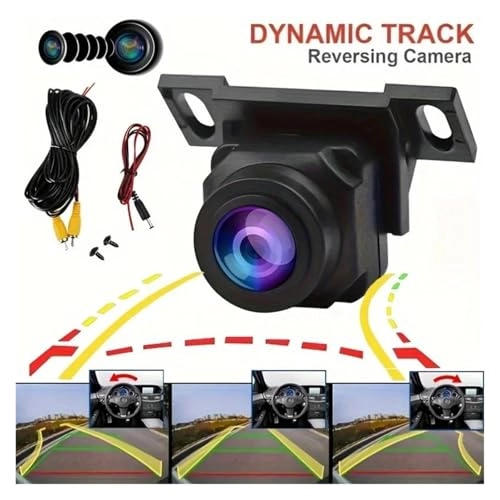 Intelligent Dynamic Trajectory Car Rear View Camera - Night Vision Wire 4K AHD 1080P
