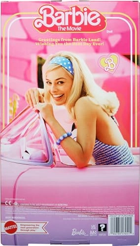 Margot Robbie as Barbie Collectible Doll - Plaid Matching Set Collectible Packaging