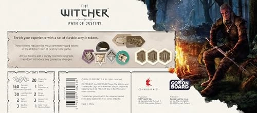 The Witcher: Path of Destiny - Acrylic Tokens (German)