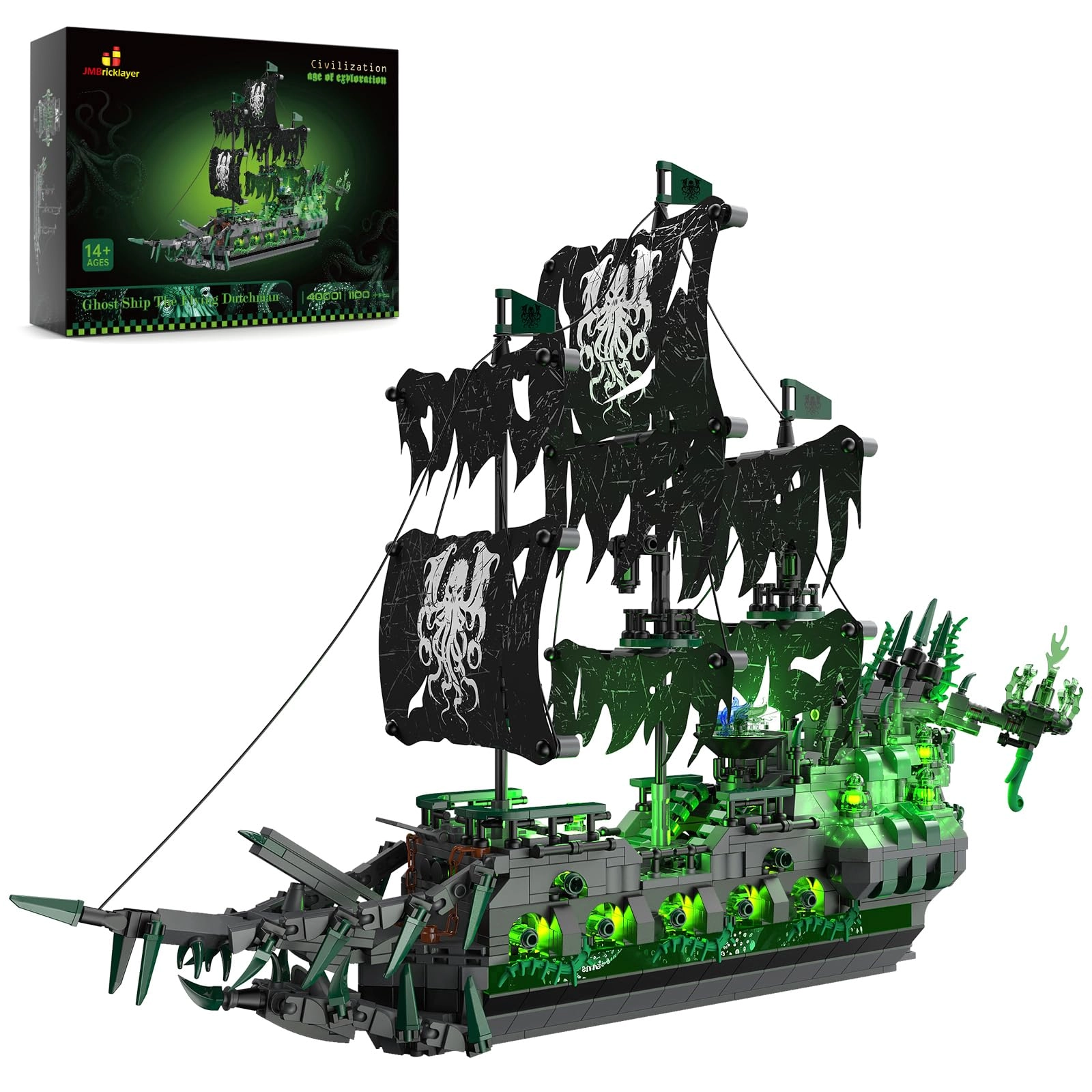 JMBricklayer Flying Dutchman - Pirate Ship 1100 pcs
