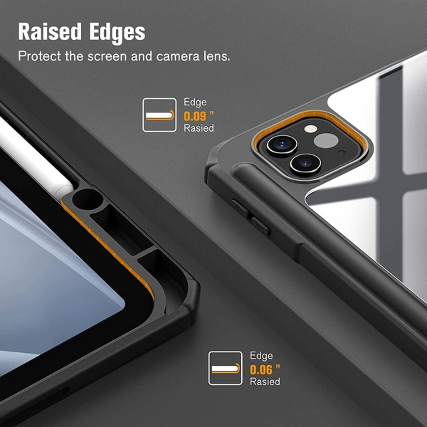 Magnetic Case with Screen Protector for iPad Pro 12.9-inch