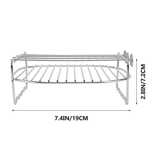 steaming rack - Stainless Steel 2pcs + grill rack
