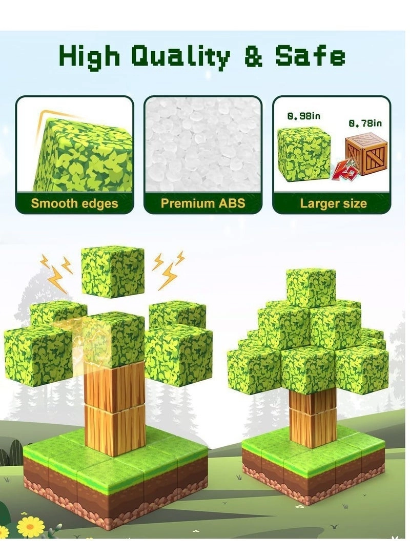 Magnetic Blocks - 100 pcs