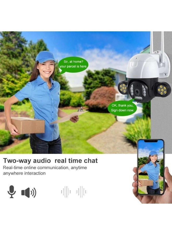 Outdoor Solar PTZ CCTV Camera