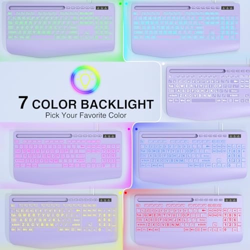 Large Print Backlit Keyboard - Standard Wired