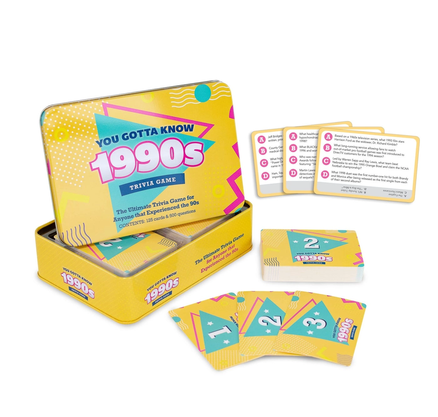 You Gotta Know 1990s Trivia Game - 125 trivia cards