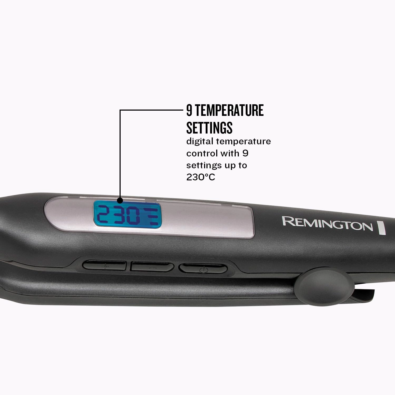 Pro Extra Slim Straightener - 9 Settings 150-230°C Digital Display
