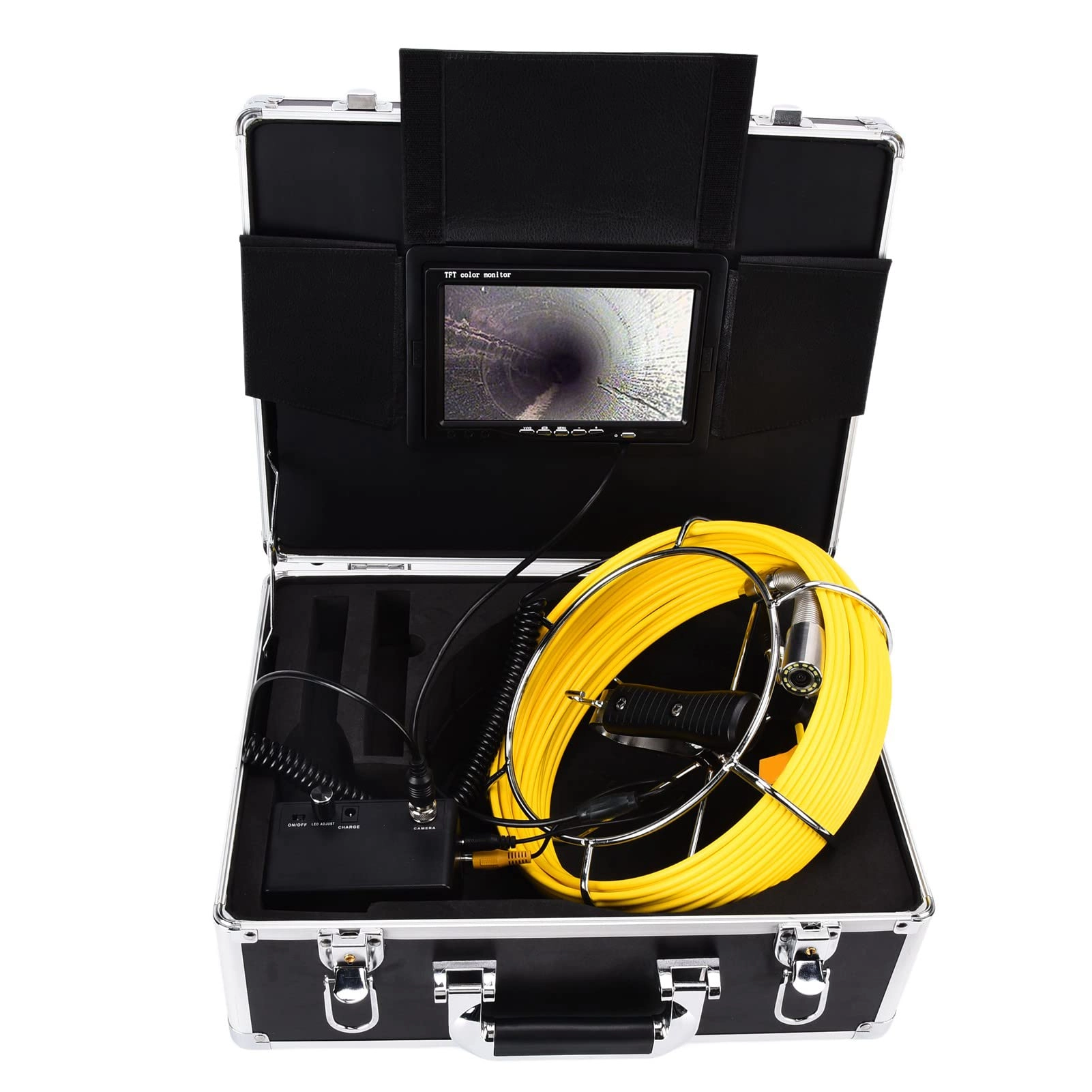 LSDKRH Pipe Inspection Camera - 7inch LCD 50 meters