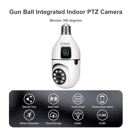 Bulb Light Wireless IP Camera 1080p