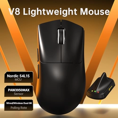V8 Mouse - 2.4Ghz Wireless/Bluetooth/Wired