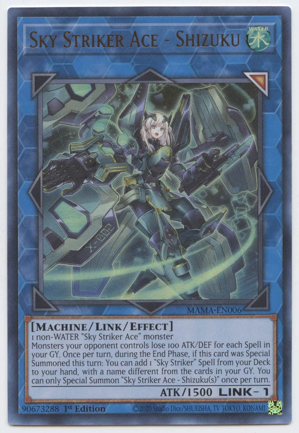 Yu-Gi-Oh! Sky Striker Ace Shizuku MAMA-EN006