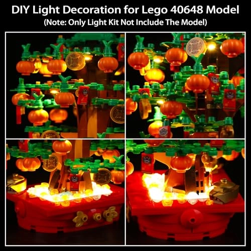 LED Lighting Kit for LEGO 40648 Money Tree
