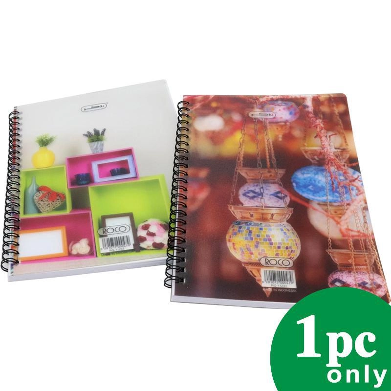 Notebook 19 X 26 cm Spiral - Grid 100 Sheets