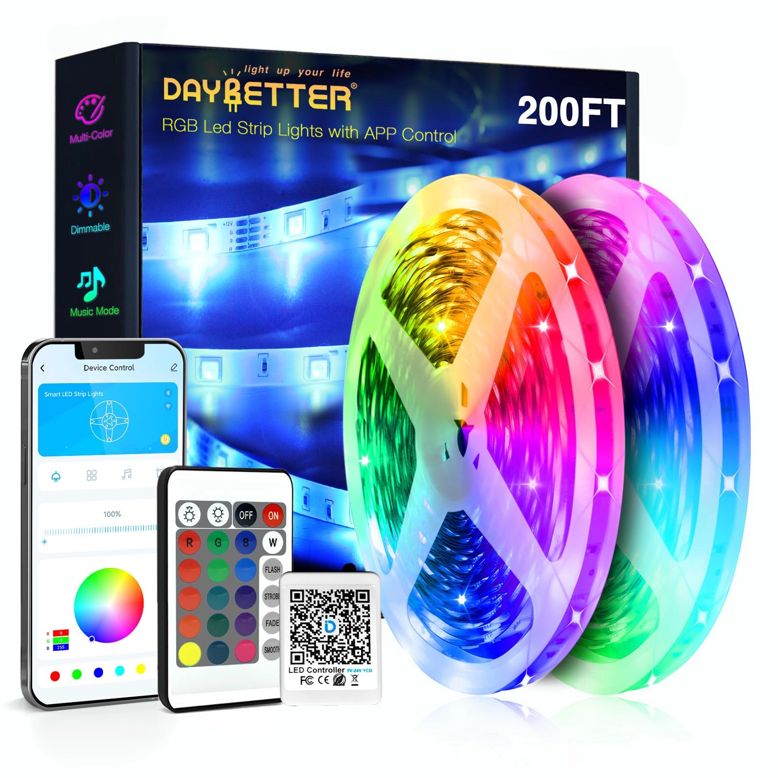 daybetter Led Strip Lights - 200 ft