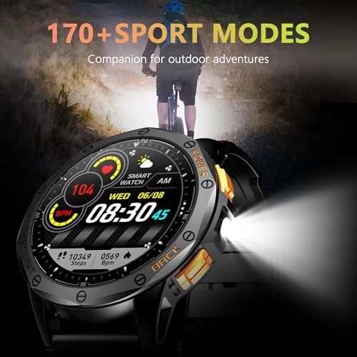 Military Smart Watch metal alloy