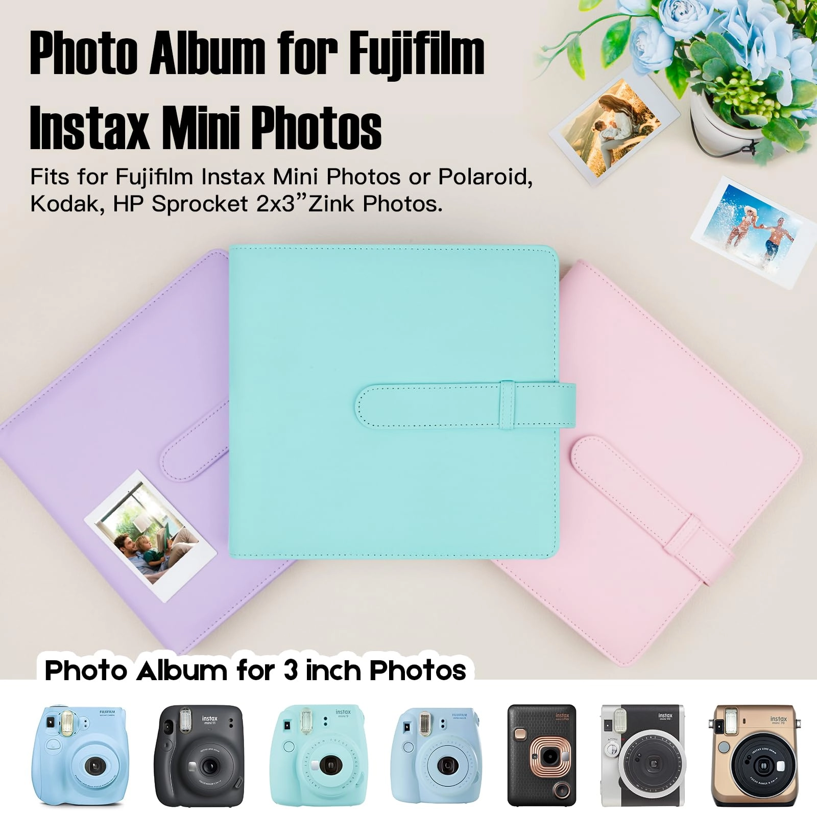 Mini Photo Album - 360 Pockets