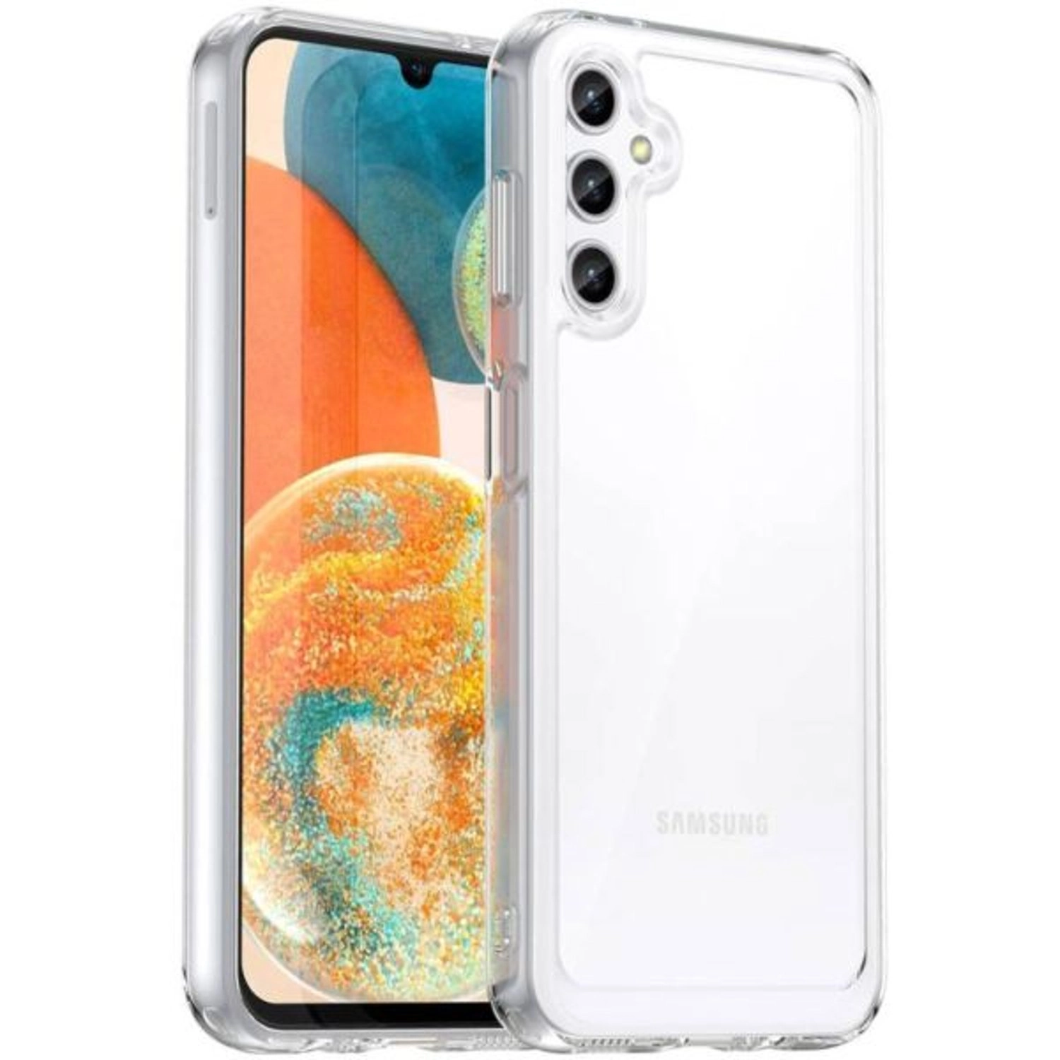 Case With Screen Protector - Transparent for Galaxy S23FE