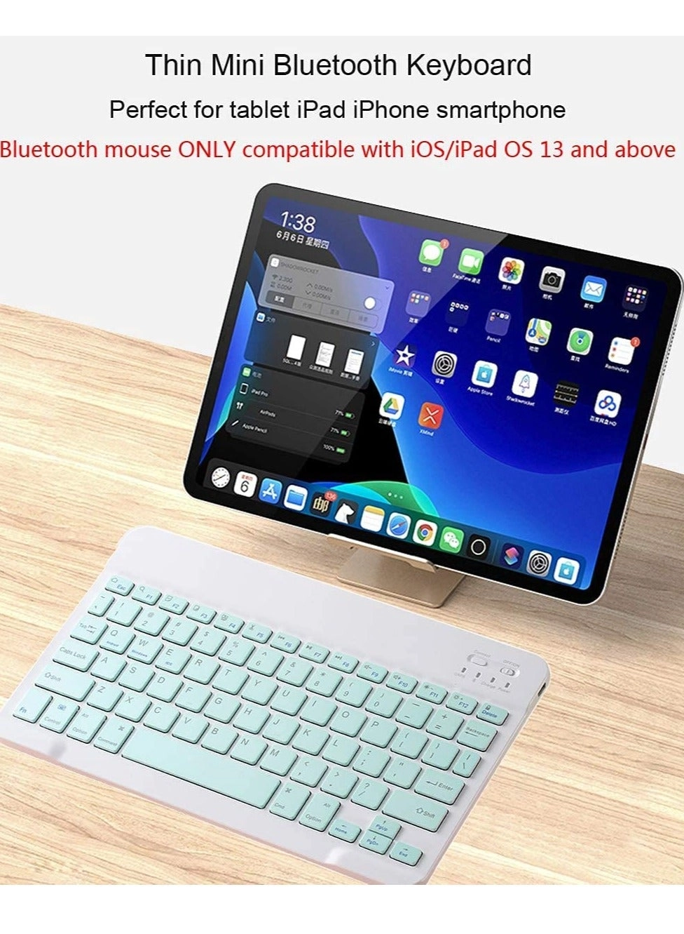 Bluetooth Keyboard and Mouse Combo