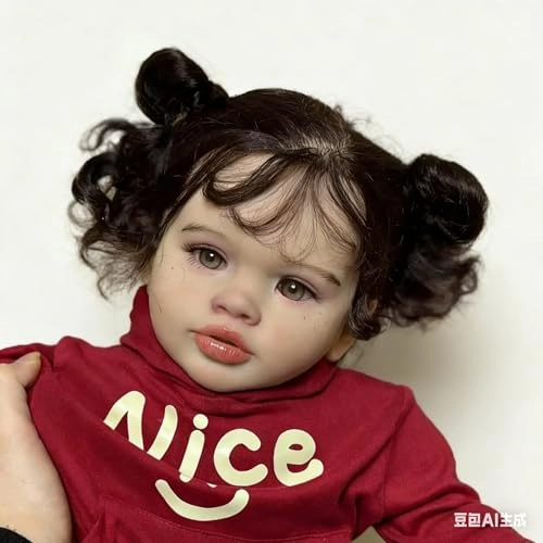 Pippa Reborn Baby Doll - 26 inch Cotton Vinyl Hand-rooted Curly Hair Ages 3+