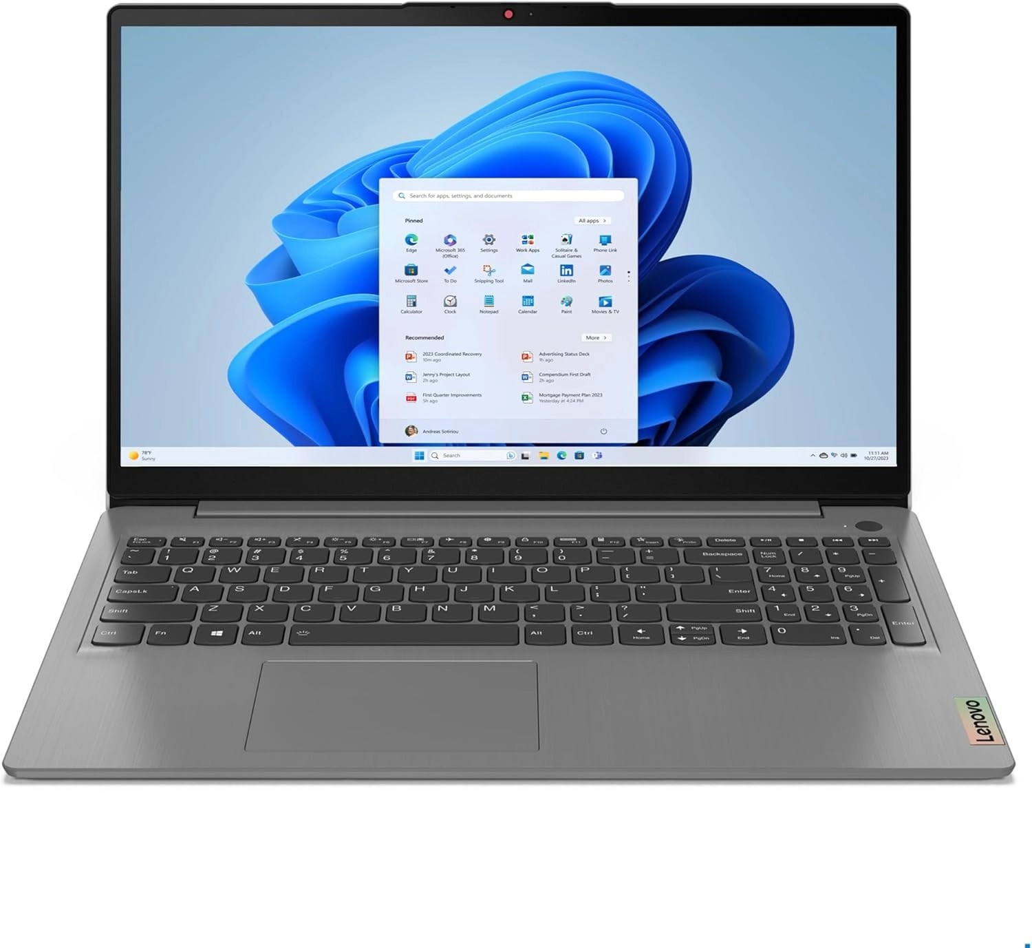 IdeaPad 3 82H802Q3UK - 15.6'' Core i5-1135G7 8GB DDR4 256GB SSD