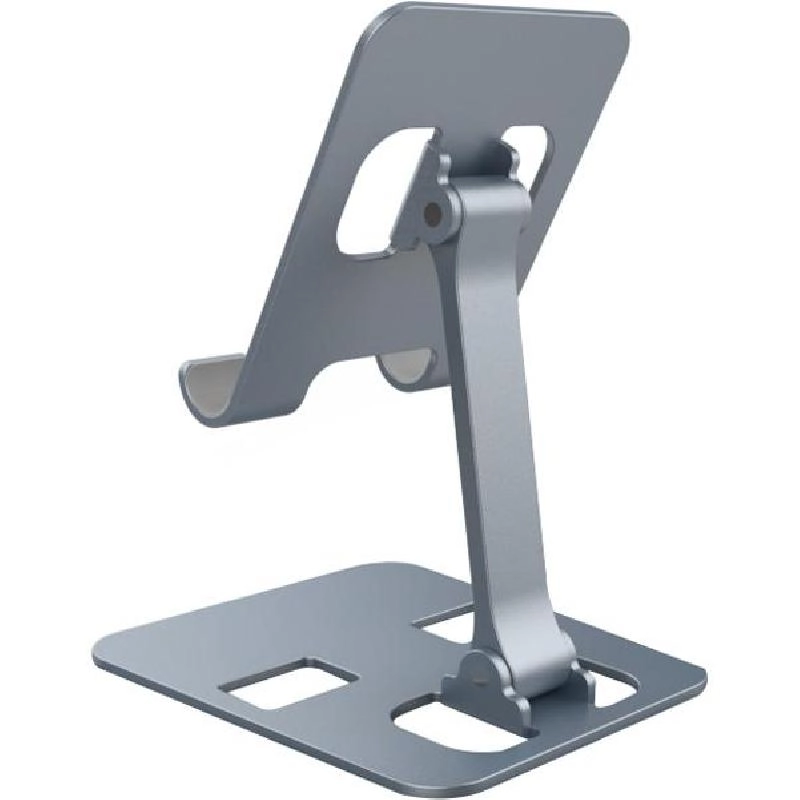 Xnomic Phone Grip & Stand - Grey Aluminum