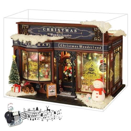 fifijoy Christmas Miniature Dollhouse Kit