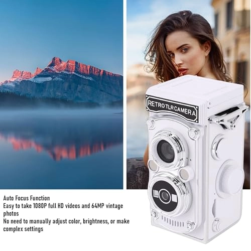 Retro TLR Style Camera - 24M 2.7K Red