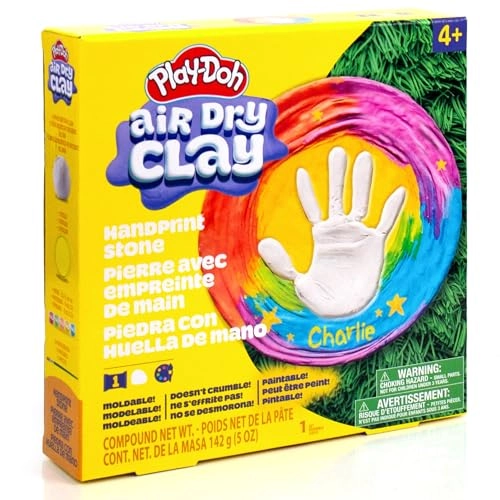 Air Dry Handprint Stone - 1 piece(s)