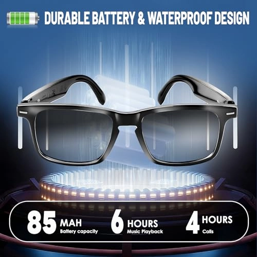 Anti-Slip Silicone Glasses Temple Covers - 4 Pairs 4 Colors