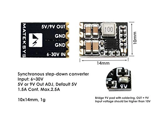 Matek Micro BEC - 6-30V 5V/9V Adjustable