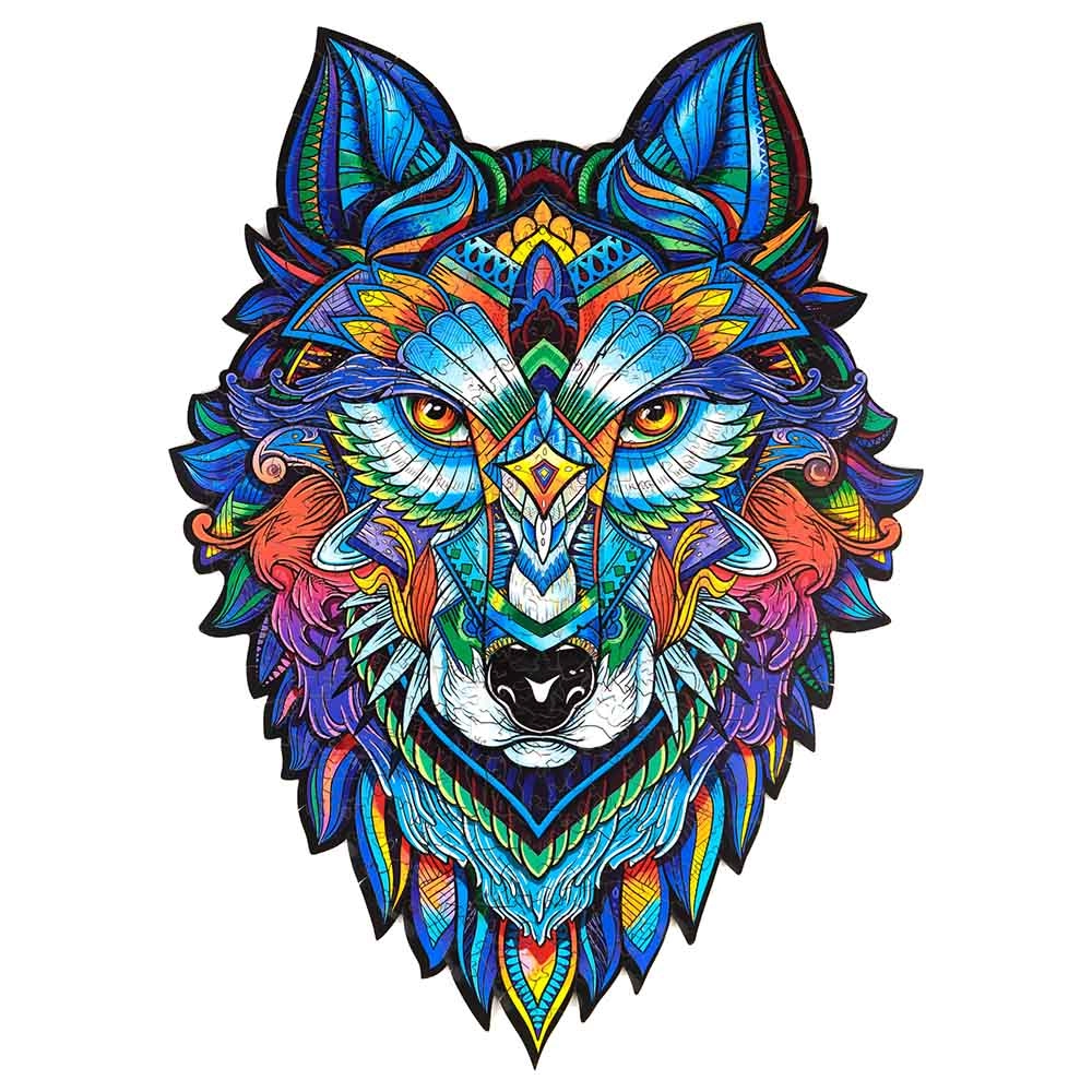 Majestic Wolf Wooden Puzzle (4107390-WOLF_KS) - 310 pcs