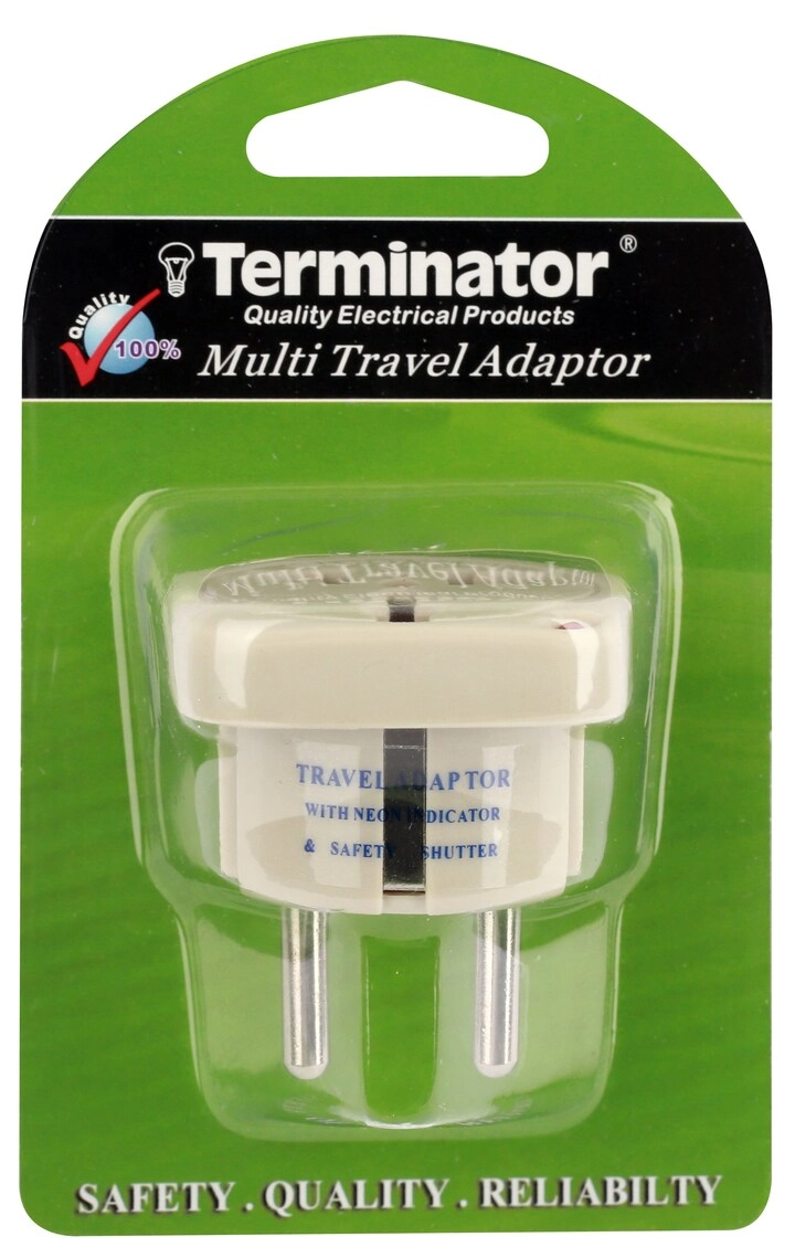 Universal Travel Adaptor - 3 Pin USA 10A