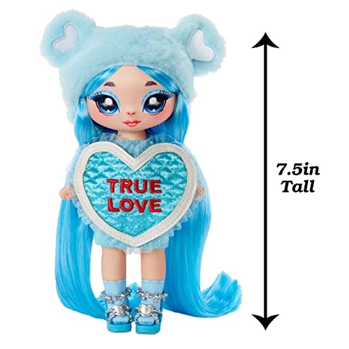 Lily Sarang Fashion Doll - 7.5" Light Blue Hair Teddy Bear-Inspired Ages 5+