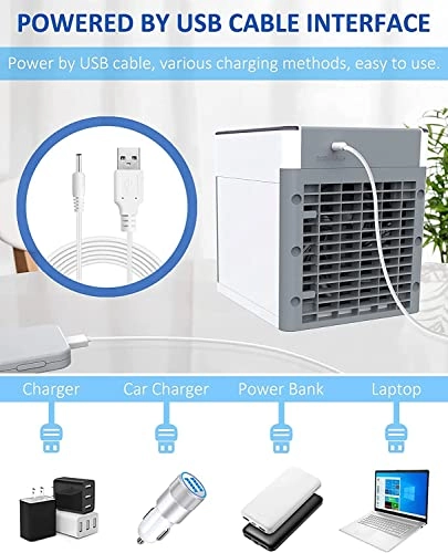Mini Portable Air Conditioner - 3-IN-1 2000mAh USB Rechargeable