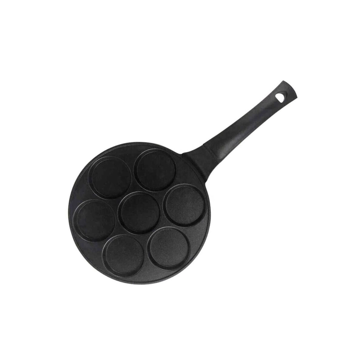 Houseline Mart 7-Cavity Mini Pancake Pan - Non-Stick