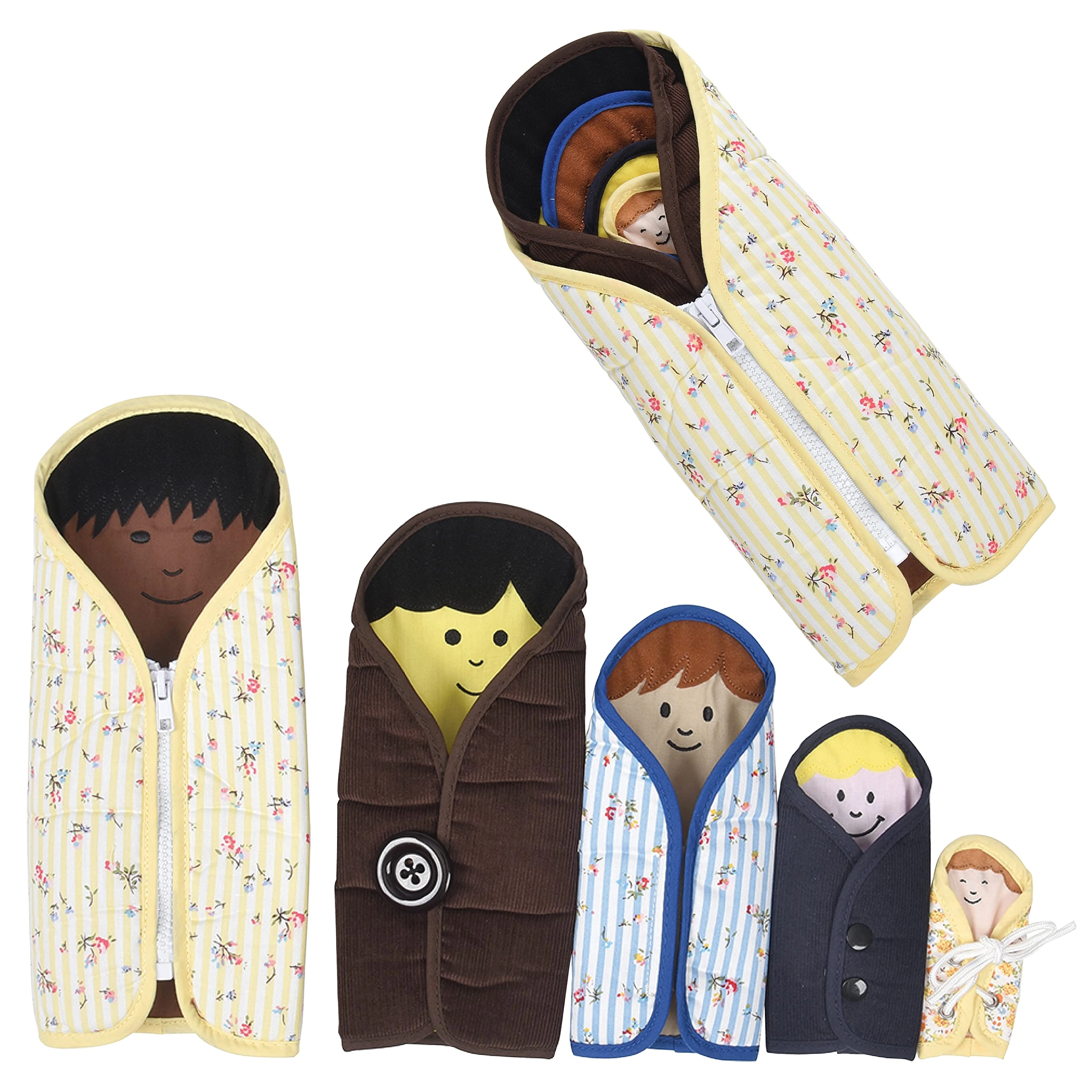 Constructive Playthings Cloth Nesting Dolls