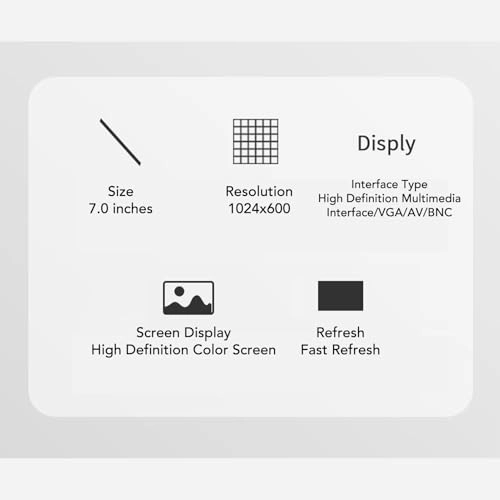 Portable Monitor - Cryfoktda6thkcxi5 7 inch 1024x600 pixels