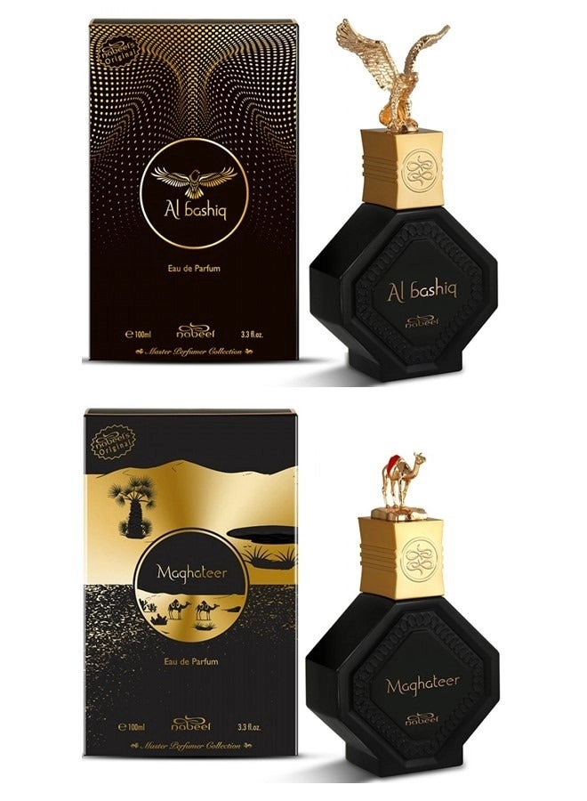 Nabeel Maghateer Eau de Parfum 100 ml + Al Bashiq Eau de Parfum 100 ml