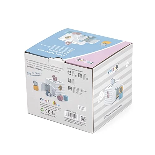 PolarB Shape Sorter with Music Blocks - 18 - 18 months 3 pieces