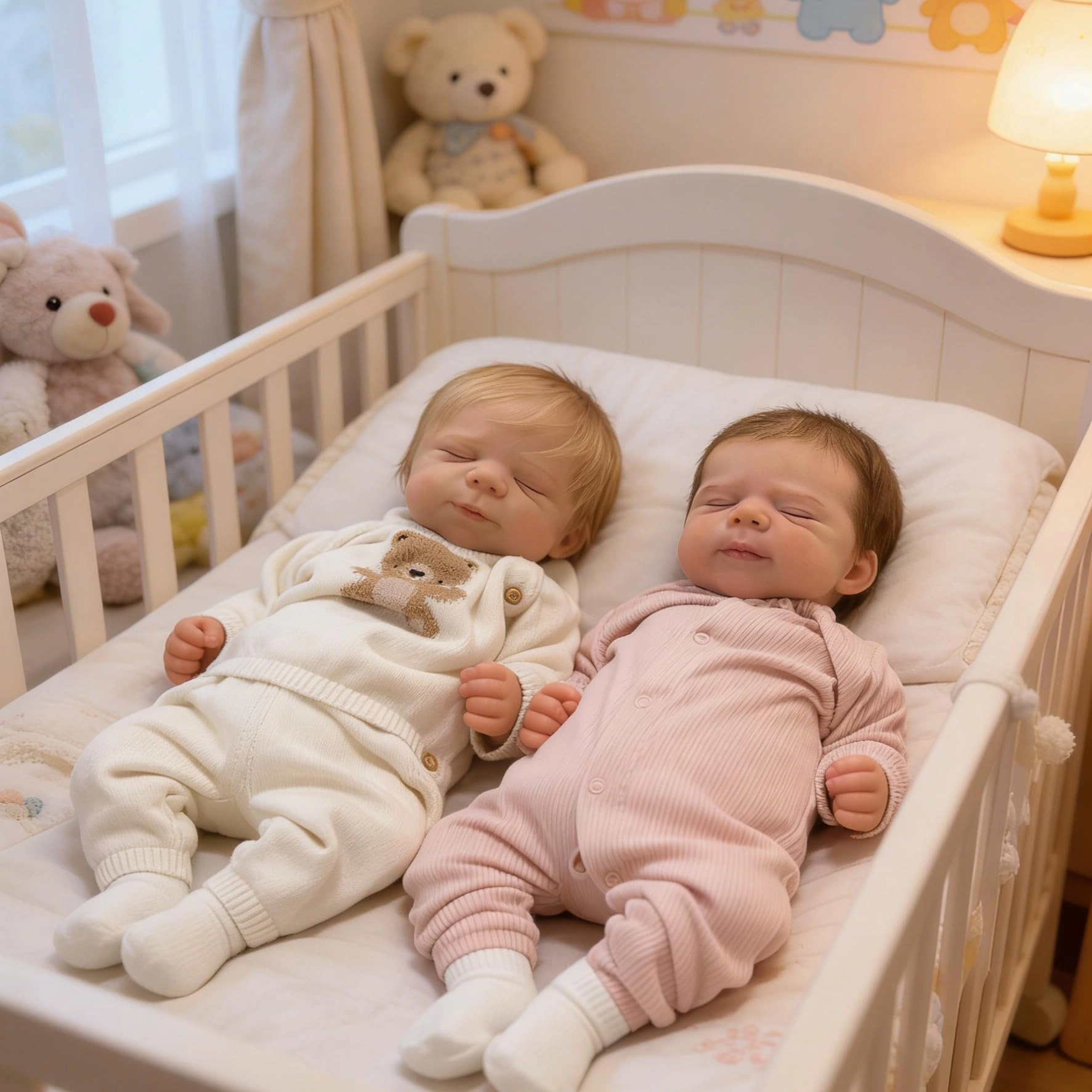 Pascale Reborn Baby Doll - 18 inch Vinyl Ages 3+ Bundle