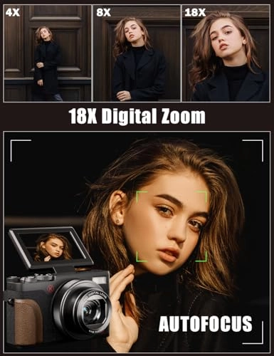 64MP Digital Camera - 4K 16X Zoom