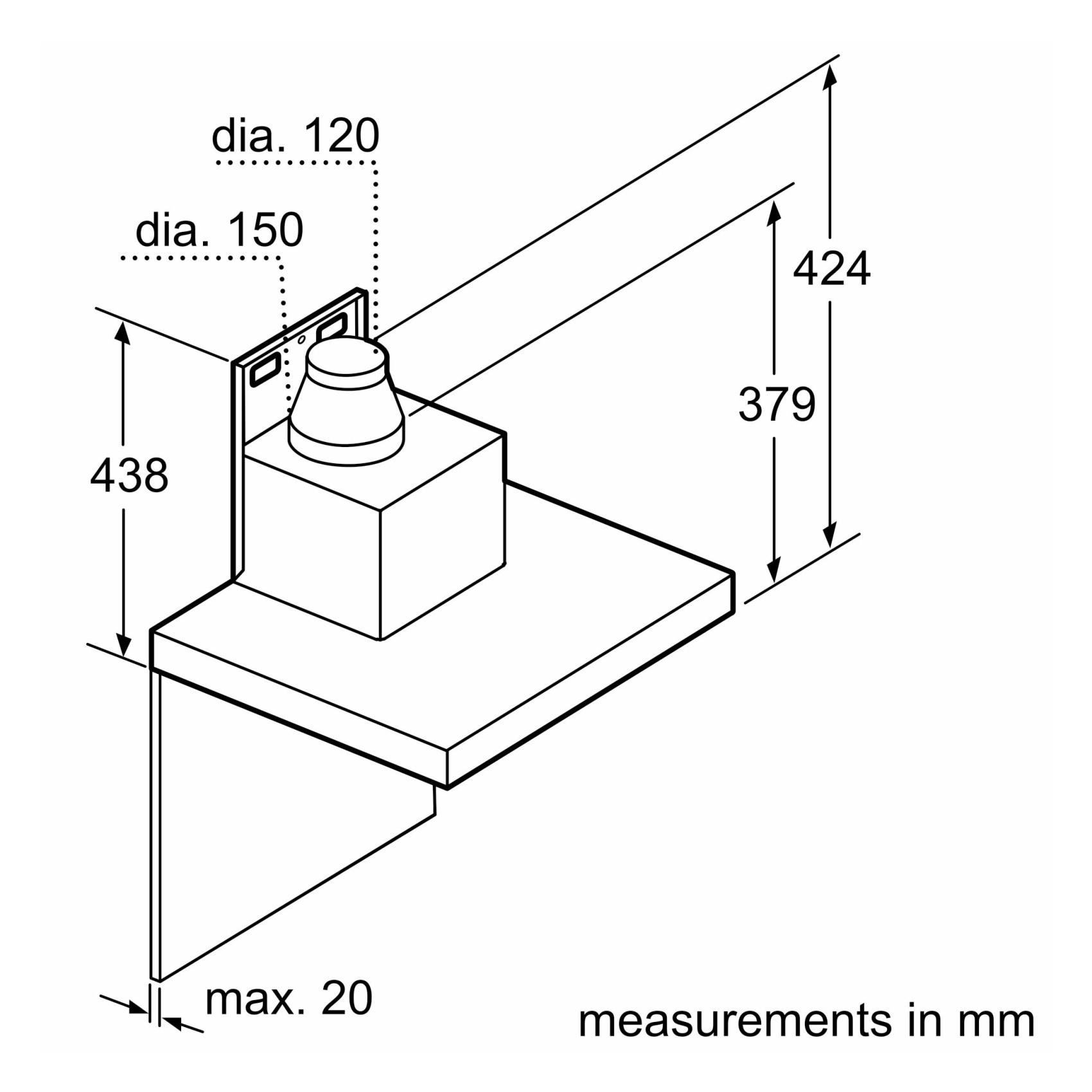 DWB68JQ50B - 409 m³/h 59.8 cm