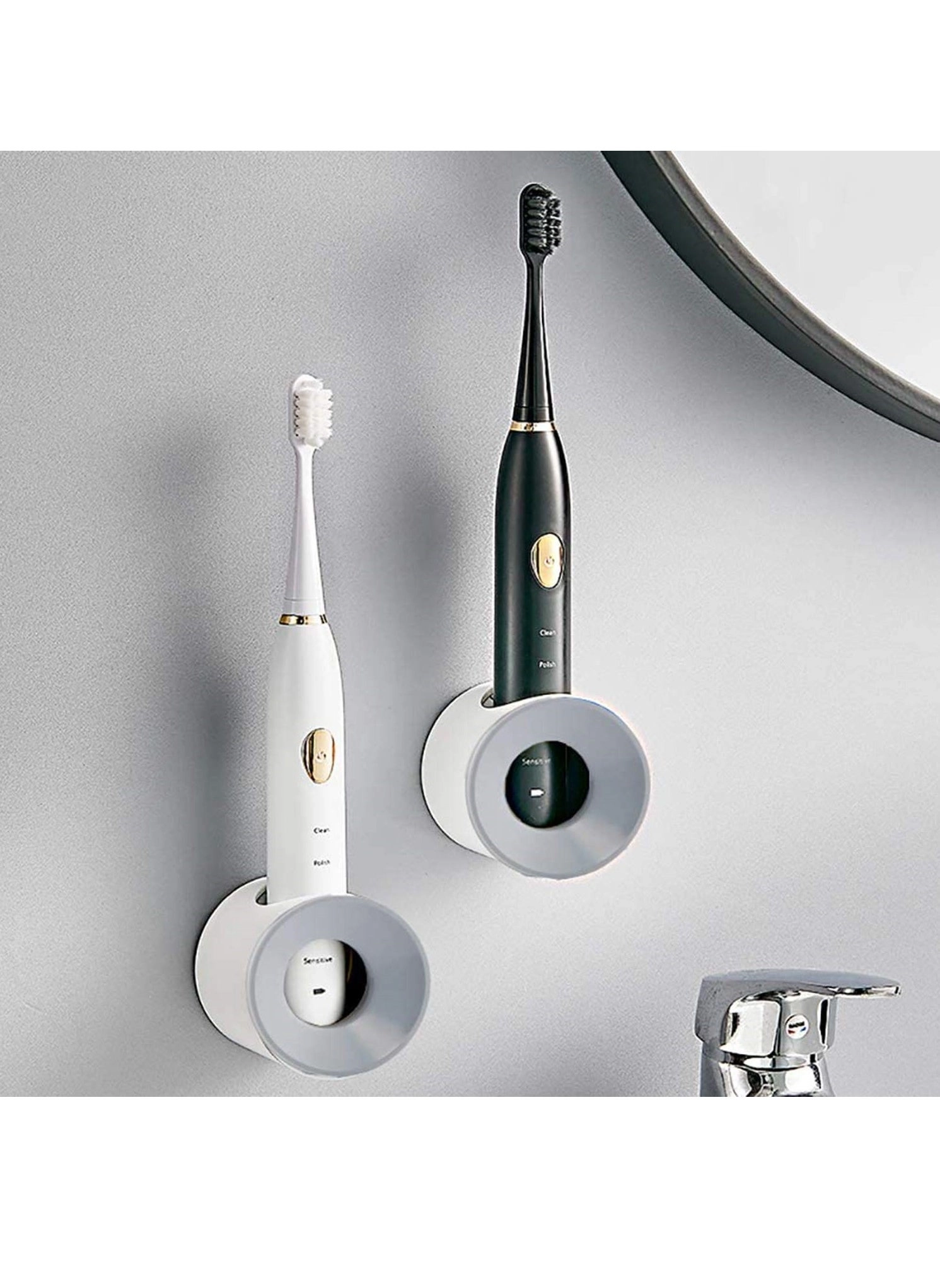 Electric Toothbrush Holder - Any toothbrush and electric toothbrush heads Wall-Mounted