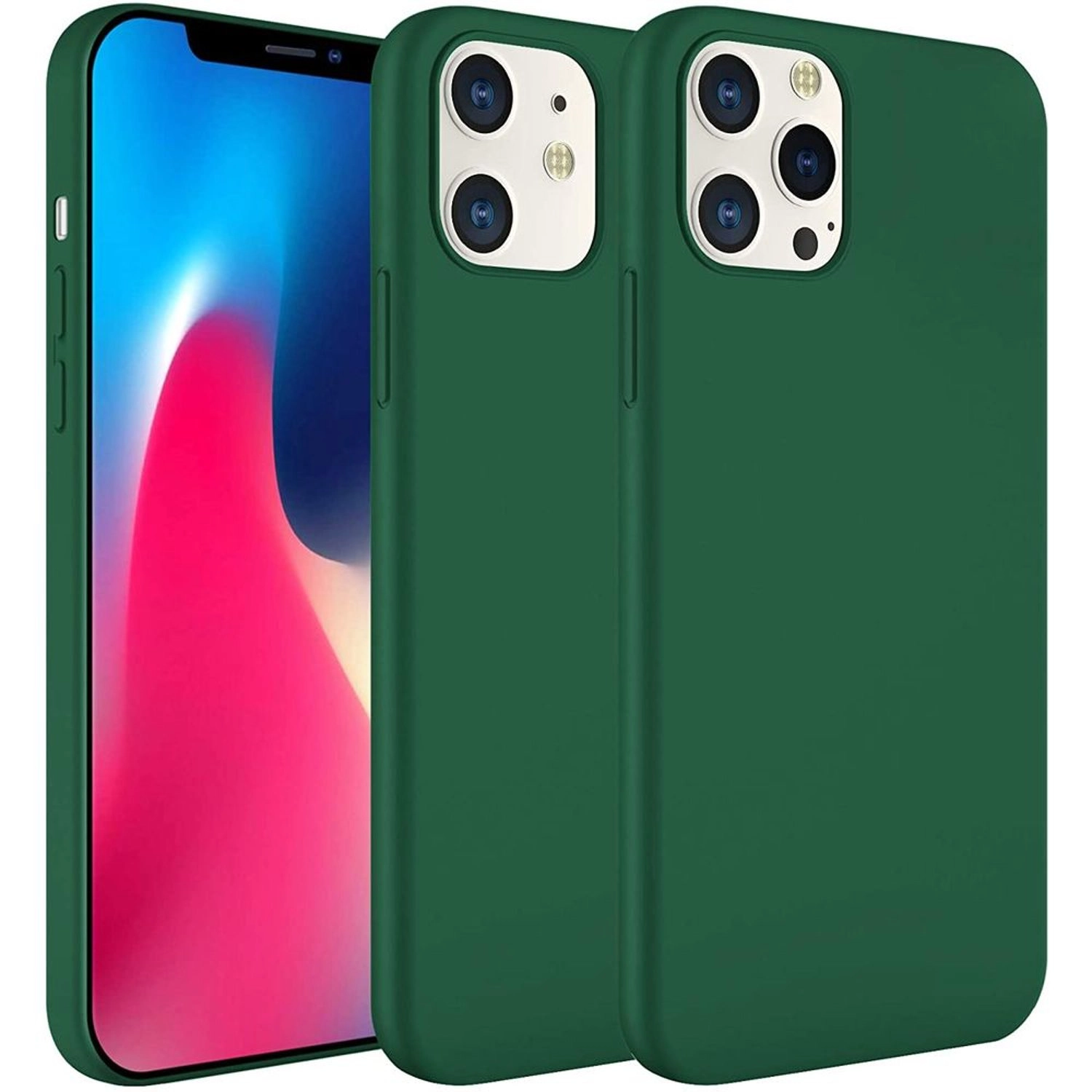 Protettivo-Series Silicone Case - Silicone Back Case for iPhone 13 Pro Max