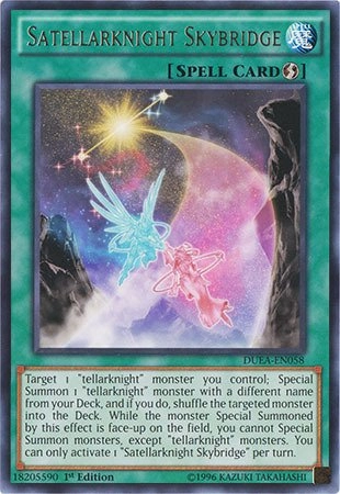 Yu-Gi-Oh! Satellarknight Skybridge DUEA-EN058 - 1pcs 1st Edition