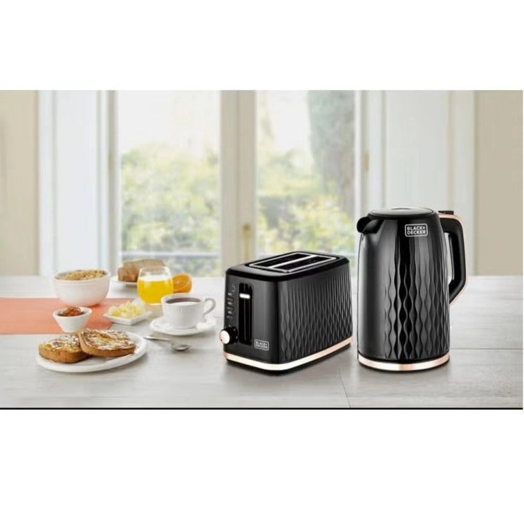 Toaster - 2-slice + Kettle - 1.7 L 2200 Watt