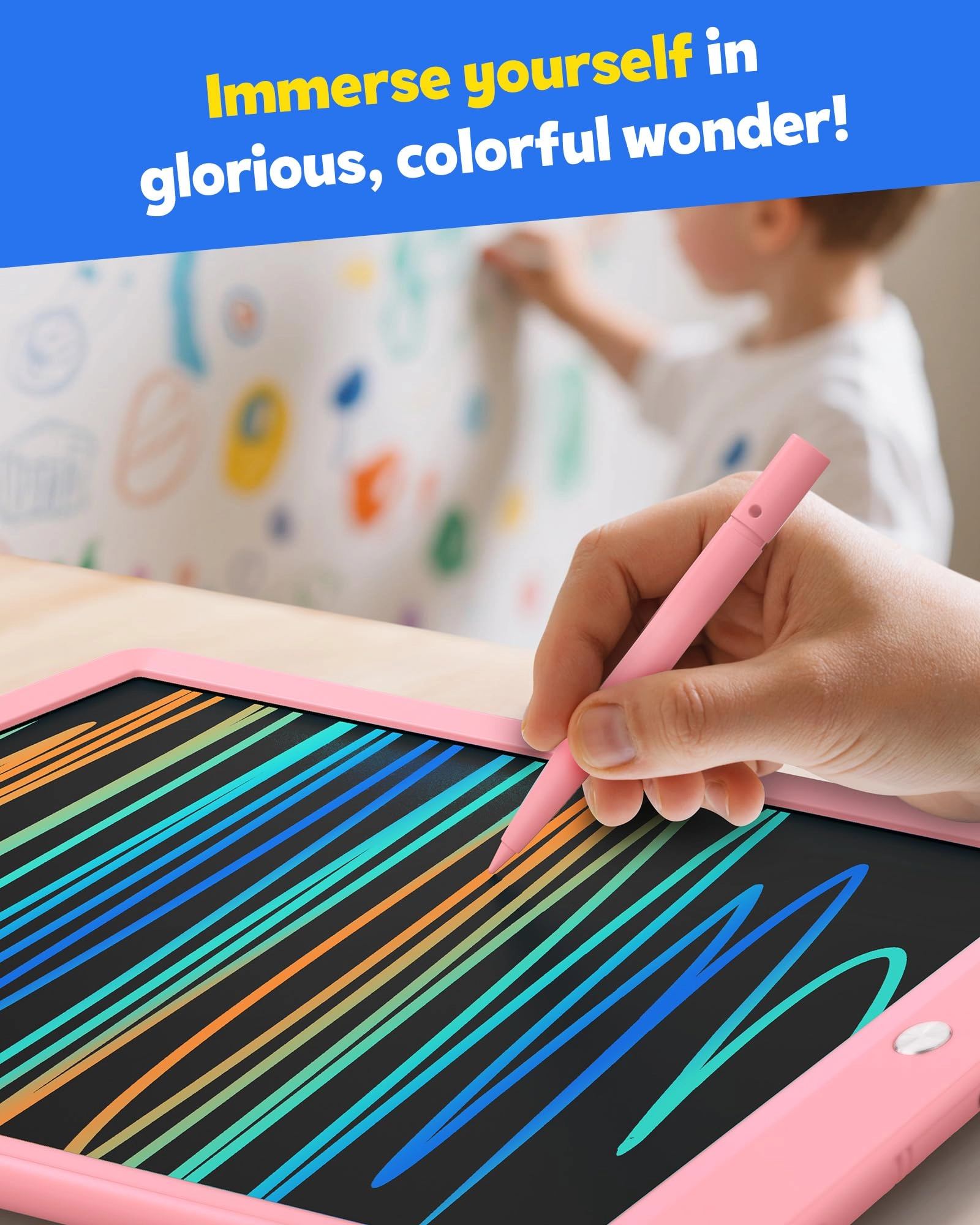 LCD Writing Tablet - 3+ years 2 pcs