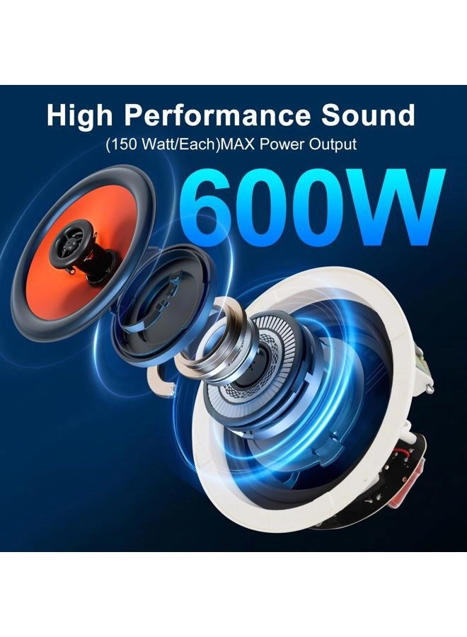 Bluetooth Ceiling-Speakers - 4.2 600 Watt