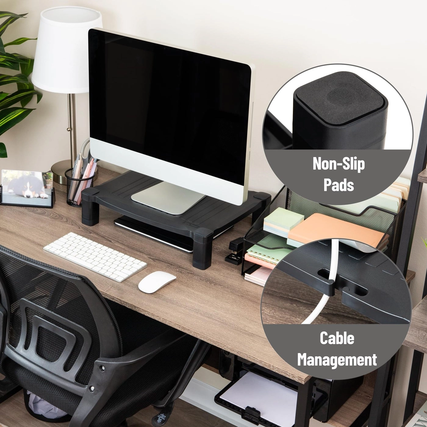 Triangle Monitor Stand - 40lb18kg Adjustable Height