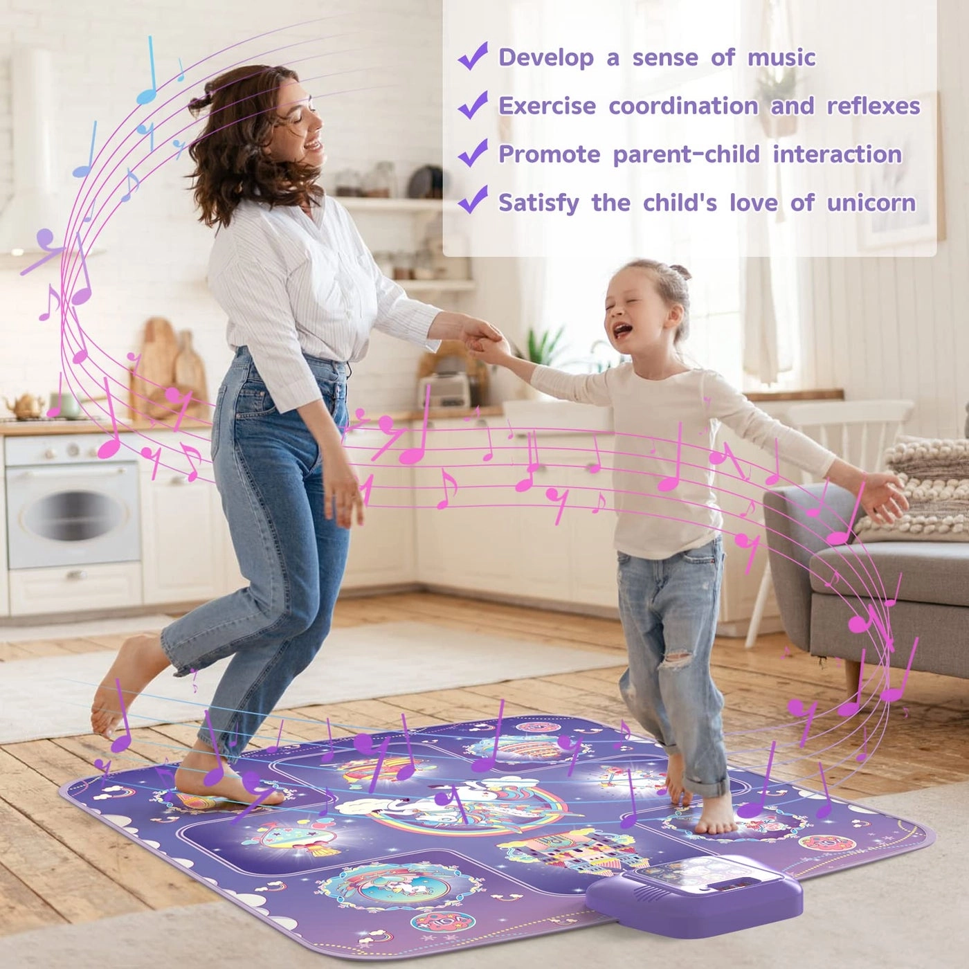Unicorn Dance Mat - 3-12 years